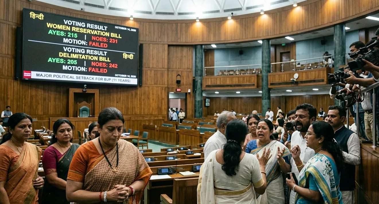 ଲୋକସଭାରେ ଅଟକିଲା ସୀମା ନିର୍ଦ୍ଧାରଣ ବିଲ୍‌ ଓ ମହିଳା ସଂରକ୍ଷଣ ବିଧେୟକ, ବିଜେପିକୁ ୧୧ ବର୍ଷରେ ସବୁଠାରୁ ବଡ଼ ରାଜନୈତିକ ଝଟକା