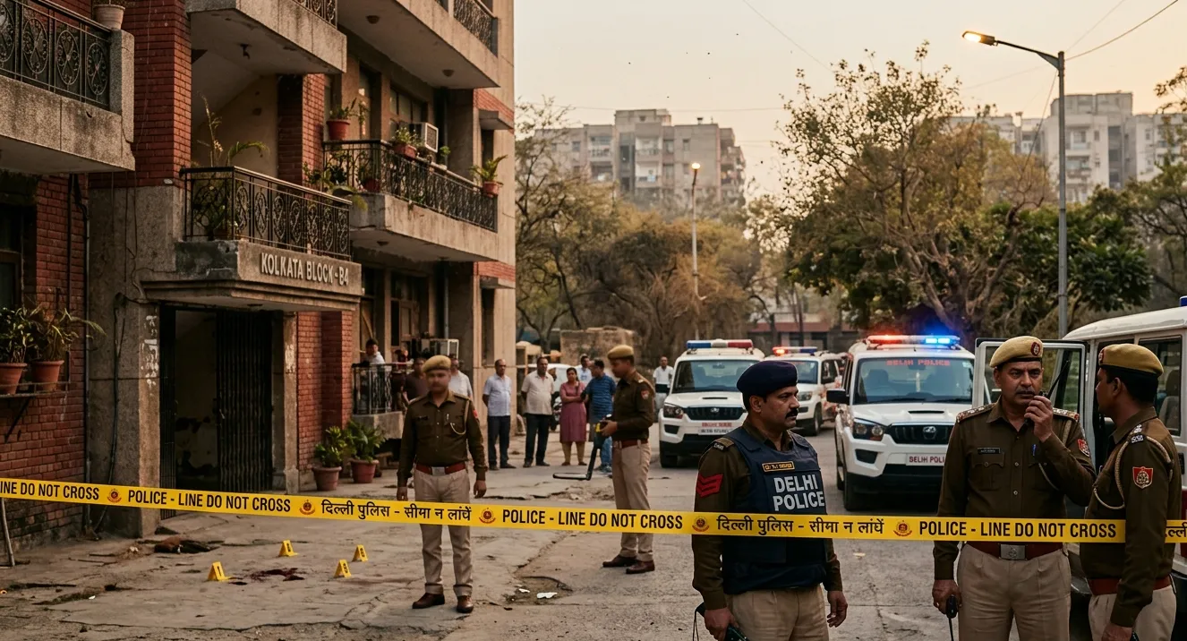 ଦକ୍ଷିଣ ଦିଲ୍ଲୀ CR ପାର୍କରେ ନିର୍ମମ ଡବଲ ମର୍ଡର, ବାପା-ପୁଅଙ୍କ ମୃତ୍ୟୁ, ଜଣେ ଆହତ