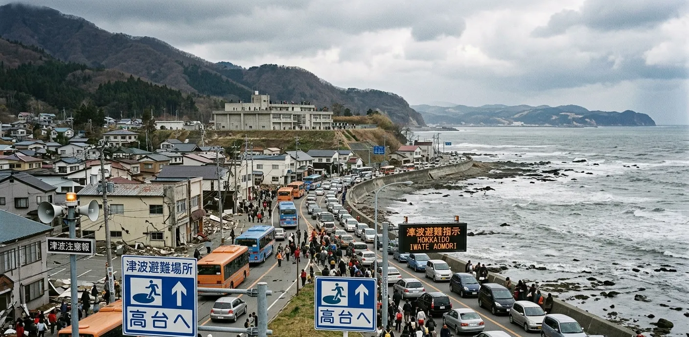 ଭୟାବହ ଭୂକମ୍ପ ପରେ ଉତ୍ତର ଜାପାନରେ ସୁନାମି ଆକ୍ରମଣ, ଲୋକଙ୍କୁ ସ୍ଥାନ ଖାଲି କରିବାକୁ ସତର୍କତା