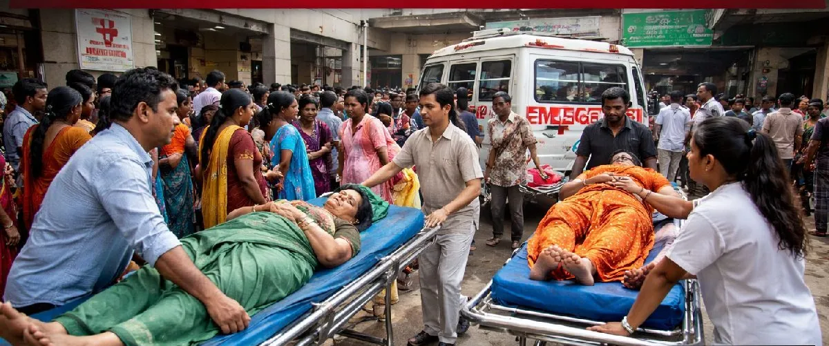 ବିବାହ ଉତ୍ସବରେ ବଡ଼ ଦୁର୍ଘଟଣା: ବିଷାକ୍ତ ଖାଦ୍ୟ ଖାଇ ୪୦୦ରୁ ଅଧିକ ଅସୁସ୍ଥ