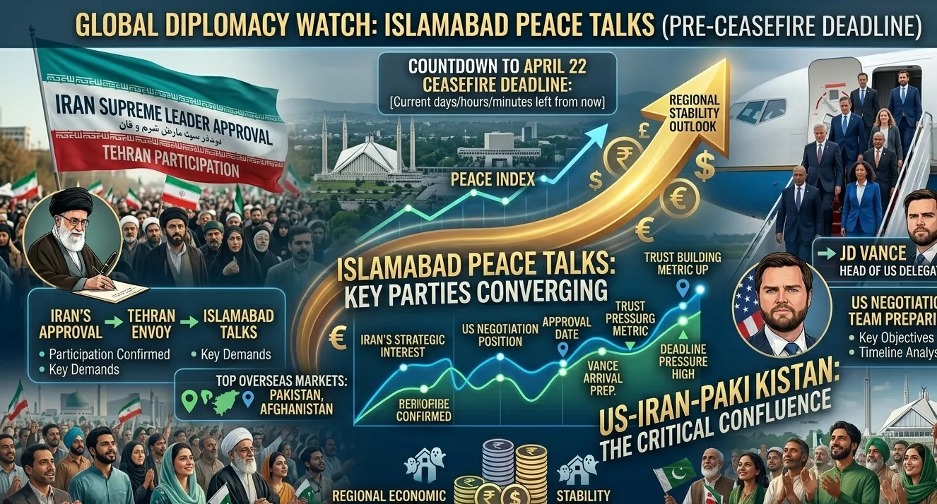 ଇସ୍ଲାମାବାଦ ଶାନ୍ତି ଆଲୋଚନା ପାଇଁ ଇରାନ ଡେଲିଗେସନକୁ ସର୍ବୋଚ୍ଚ ନେତାଙ୍କ ଅନୁମୋଦନ, ଆମେରିକା-ଇରାନ ତଣାତଣି ମଧ୍ୟରେ ବଡ଼ କୂଟନୈତିକ ଅଗ୍ରଗତି