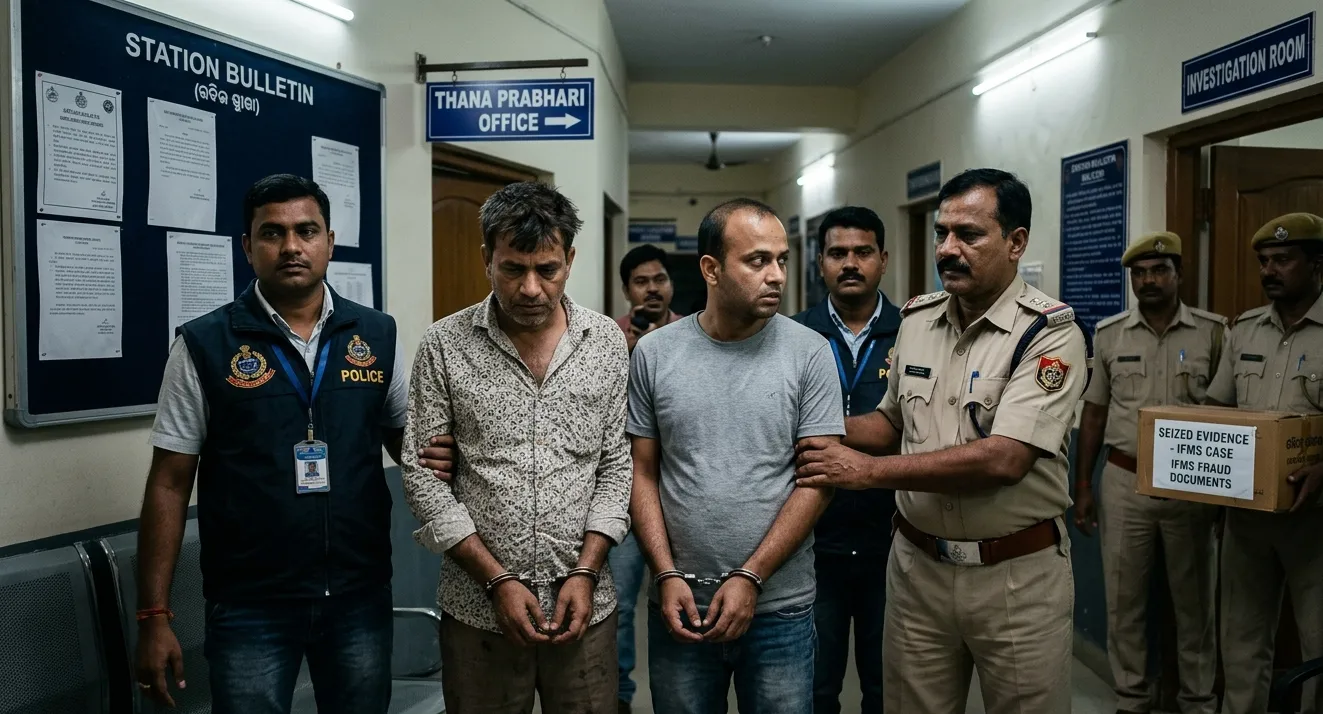 IFMS ଠକେଇ କାଣ୍ଡ: 2 ଗିରଫ, କୋଟି କୋଟି ଟଙ୍କା ହଡପ ଘଟଣା ଫାସ