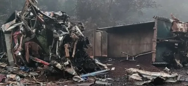 ସୁନ୍ଦରଗଡ଼ରେ ଦୁଇ ଟ୍ରକ୍‌ର ସମ୍ମୁଖ ସଂଘର୍ଷ ପରେ ଭୟାବହ ଅଗ୍ନିକାଣ୍ଡ, ଜଣେ ଚାଳକଙ୍କ ମୃତ୍ୟୁ