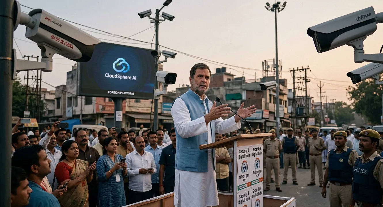 Rahul Gandhi ଙ୍କ ଅଭିଯୋଗ: Chinese camera ନେଇ ସୁରକ୍ଷା ଝୁମ୍ପ ଲୁଚାଉଛି ସରକାର