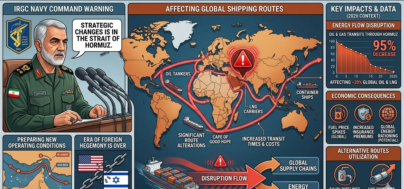 ଆଇଆର୍‌ଜିସିର ଚେତାବନୀ: ହର୍ମୁଜ୍ ପ୍ରଣାଳୀ ଆଉ ପୁରୁଣା ସ୍ଥିତିକୁ ଫେରିବ ନାହିଁ