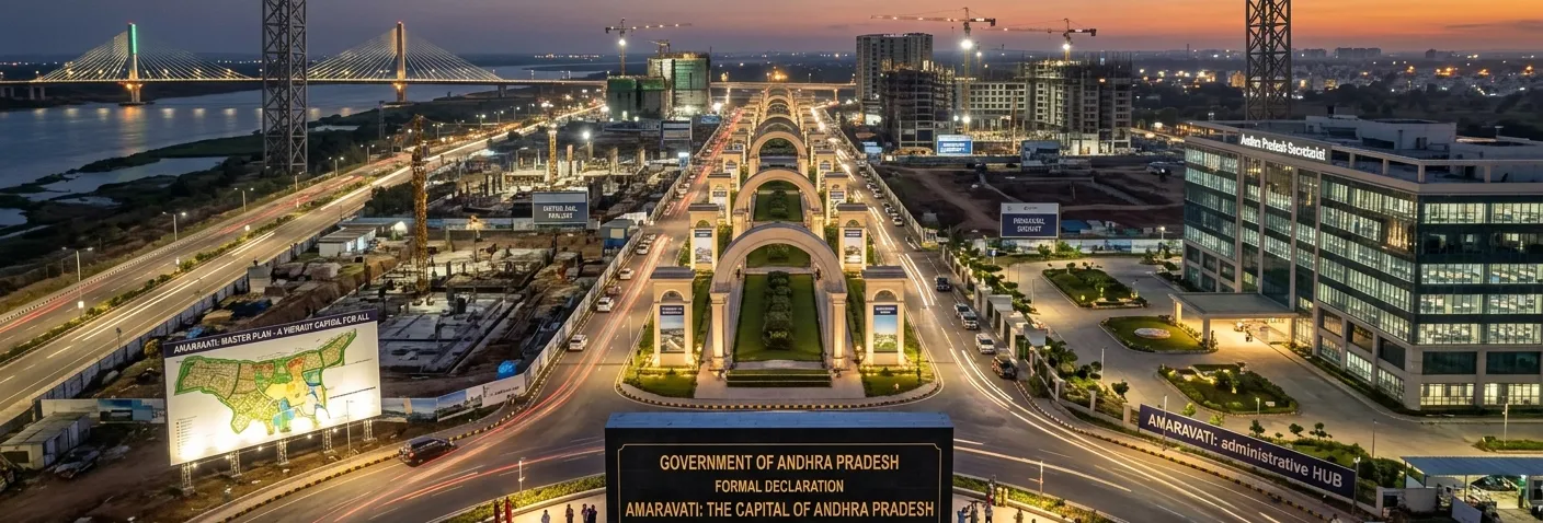 ଦଶକର ଅନିଶ୍ଚିତତାର ଶେଷ: ଆନ୍ଧ୍ର ପ୍ରଦେଶର ସ୍ଥାୟୀ ରାଜଧାନୀ ଭାବେ ଅମରାବତୀ ଘୋଷିତ