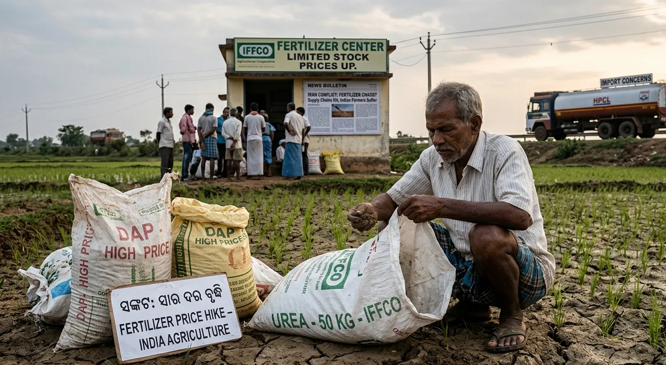 ଯୁଦ୍ଧର ପ୍ରଭାବ କୃଷିରେ! Kharif season ପୂର୍ବରୁ ସାର ଓ pesticide ସଙ୍କଟ ଭୟ