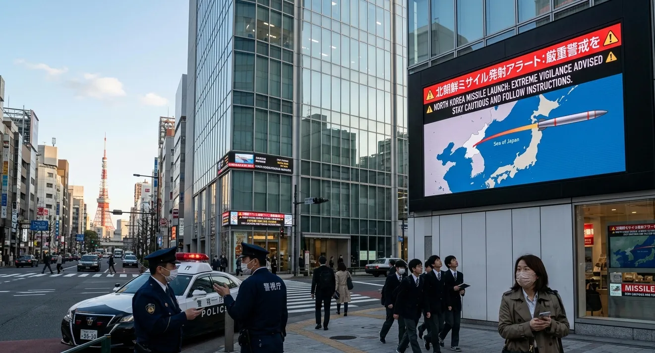 ଉତ୍ତର କୋରିଆର ମିସାଇଲ୍ ପରୀକ୍ଷାରେ ସତର୍କ ଜାପାନ, ସୁରକ୍ଷା ନେଇ ଉଦ୍ବେଗ ବଢ଼ିଲା