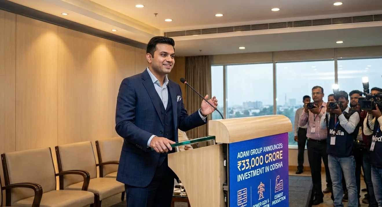 ଓଡ଼ିଶାରେ ₹33,000 କୋଟିର ମେଗା ନିବେଶ ଘୋଷଣା କଲେ କରଣ ଆଦାନୀ