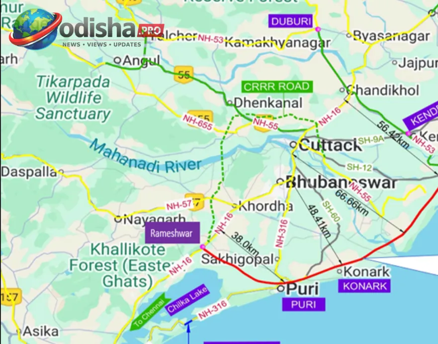 ଓଡ଼ିଶାକୁ ମିଳିଲା ୧୬୦ କି.ମି. ଉପକୂଳ ରାଜପଥ: ରାମେଶ୍ୱର-ପାରାଦୀପ ମେଗା ସଡ଼କ ପ୍ରକଳ୍ପକୁ କେନ୍ଦ୍ରର ମଞ୍ଜୁରି