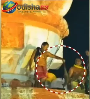 ପୁରୀ ଶ୍ରୀମନ୍ଦିର ଶିଖର ଉପରେ ରହସ୍ୟମୟ ପ୍ରାଣୀ! ଭାଇରାଲ୍ ହେଲା ଭିଡିଓ