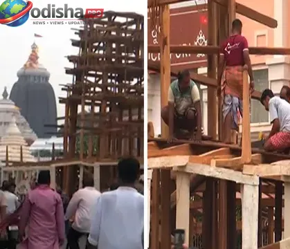 ରଥଯାତ୍ରା ୨୦୨୬: ପ୍ରବଳ ଗ୍ରୀଷ୍ମ ଯୋଗୁଁ ରଥରେ ଫାଟ, ମରାମତି କାମ ଜାରି
