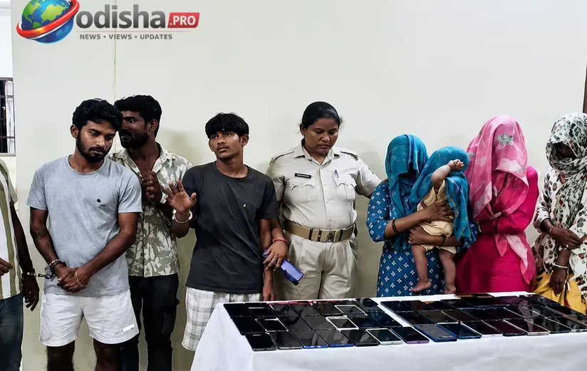 ରଥଯାତ୍ରା ପୂର୍ବରୁ ବଡ଼ ସଫଳତା: ମୋବାଇଲ ଚୋରି ଗ୍ୟାଙ୍ଗର ୪ ସଦସ୍ୟଙ୍କୁ କାବୁ କଲା ନୟାପଲ୍ଲୀ ପୋଲିସ