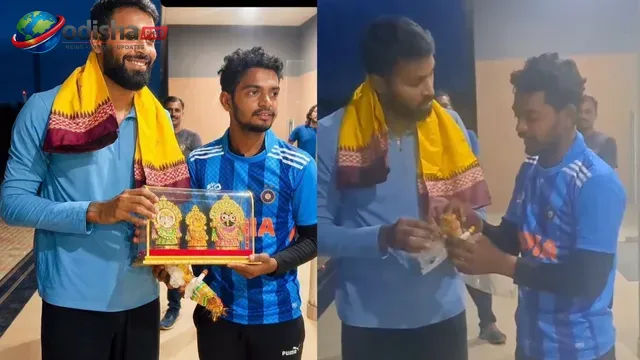 ଜଗନ୍ନାଥଙ୍କ ମୂର୍ତ୍ତି ନେଇ ପ୍ରାୟ ୨ ହଜାର କି.ମି. ସାଇକେଲ ଯାତ୍ରା କରି ହାର୍ଦ୍ଦିକ ପାଣ୍ଡ୍ୟାଙ୍କୁ ଭେଟିଲେ ଓଡ଼ିଶାର ଯୁବକ, କ୍ରିକେଟରଙ୍କ ବ୍ୟବହାର ଜିତିଲା ସମସ୍ତଙ୍କ ମନ