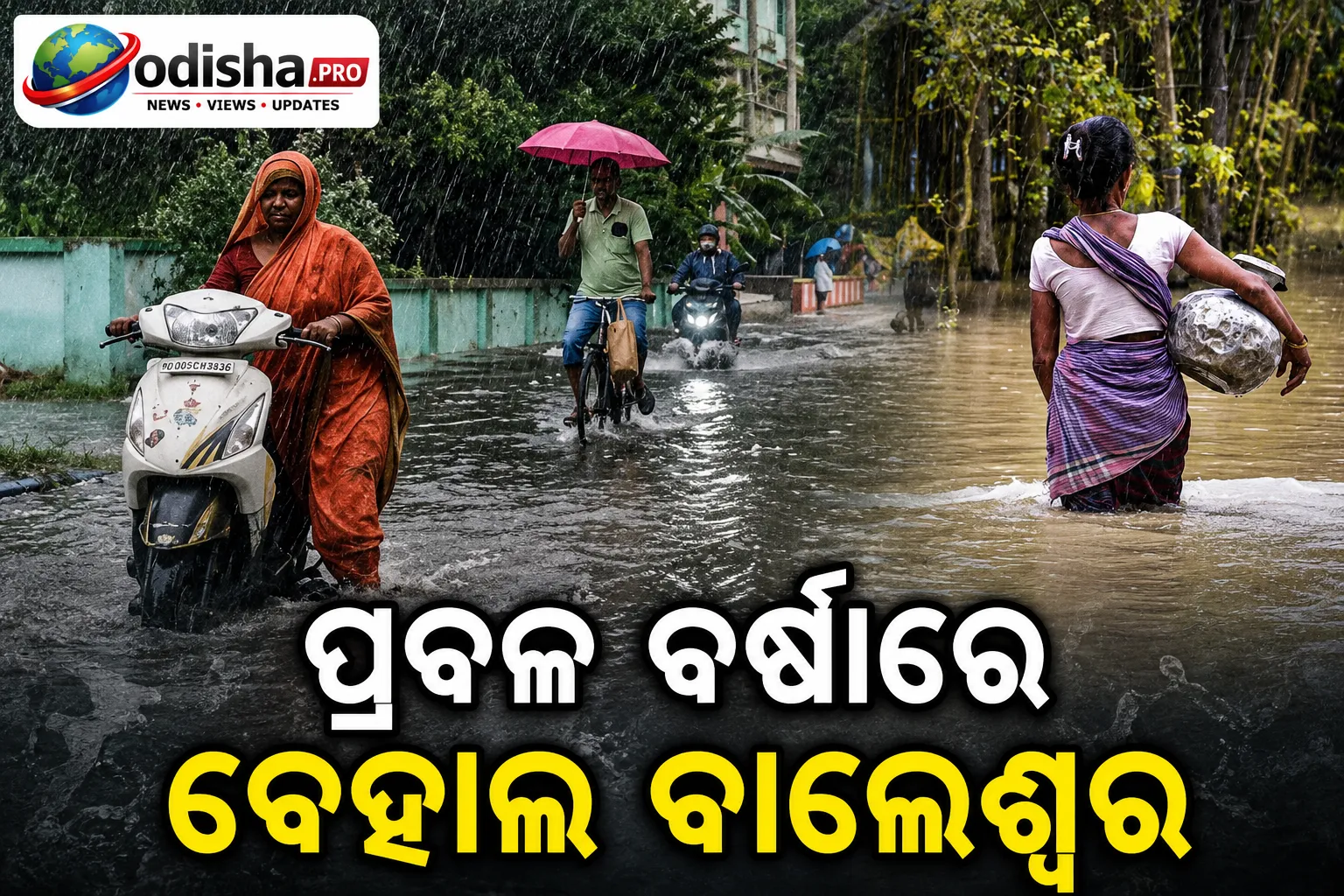 ଲଗାଣ ବର୍ଷାରେ ବେହାଲ ବାଲେଶ୍ୱର: ଜଳବନ୍ଦୀ ସହର, ସ୍କୁଲ ବନ୍ଦ ଘୋଷଣା