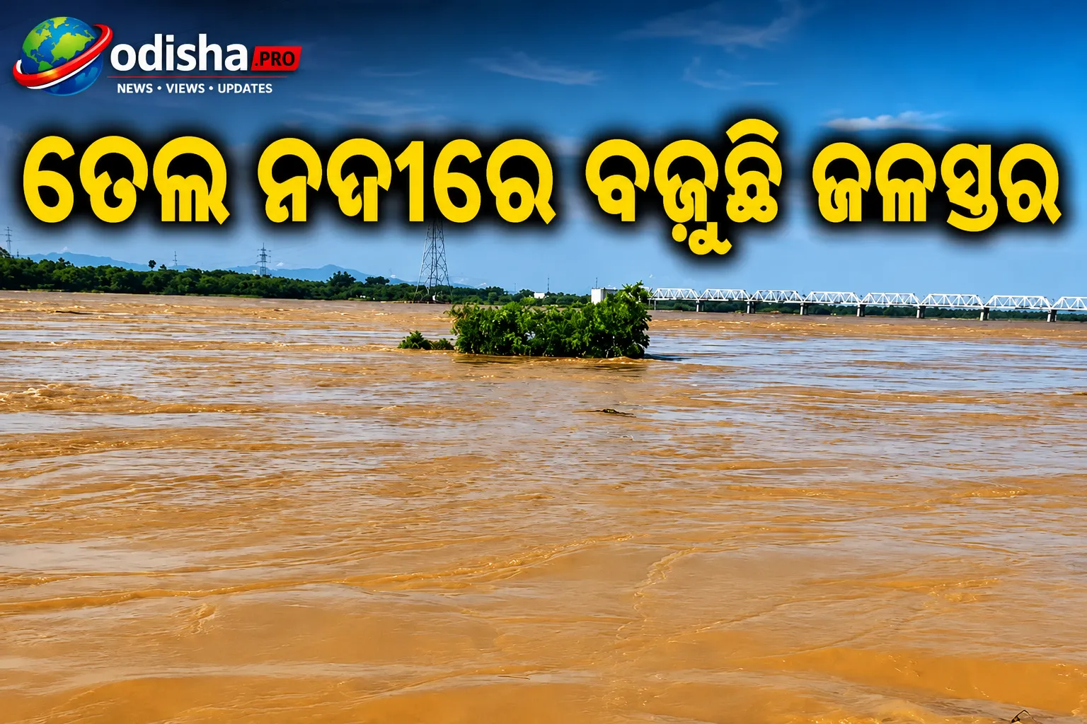 ତେଲ ନଦୀର ଜଳସ୍ତର ବଢ଼ିବାରୁ ସୁବର୍ଣ୍ଣପୁରରେ ସତର୍କତା, ପ୍ରଶାସନର କଡ଼ା ନଜର