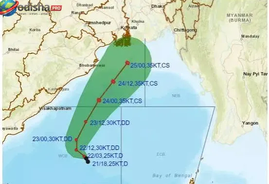 ଅବପାତ ଘନୀଭୂତ ହୋଇ ଡିପ୍ରେସନ୍: ଓଡ଼ିଶାର ୮ ଜିଲ୍ଲାକୁ ରେଡ୍ ୱାର୍ଣ୍ଣିଂ, ପ୍ରବଳରୁ ଅତି ପ୍ରବଳ ବର୍ଷା ସମ୍ଭାବନା