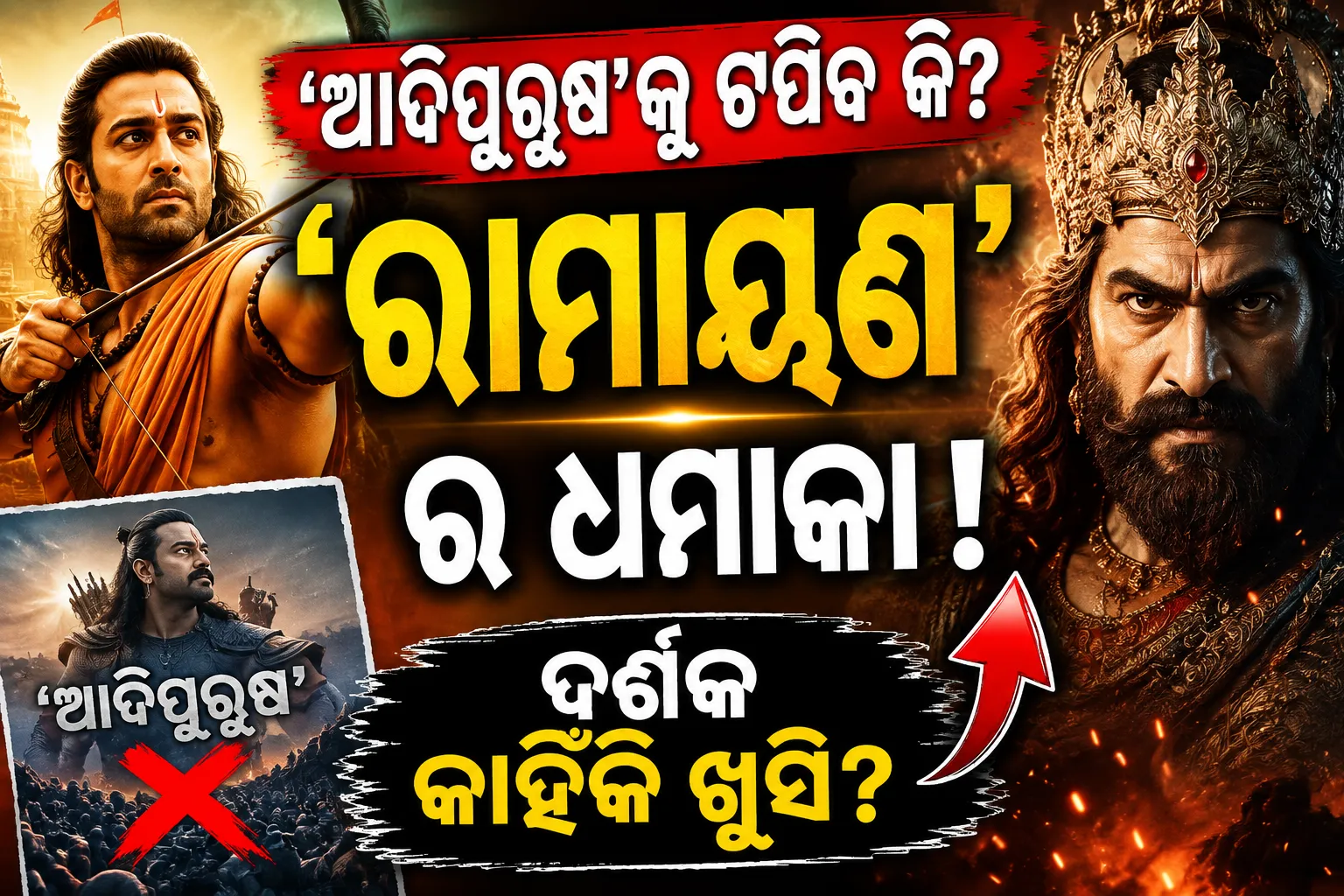 ଆଦିପୁରୁଷ'ଠାରୁ କାହିଁକି ଆଗରେ 'ରାମାୟଣ'? ଜାଣନ୍ତୁ ଟ୍ରେଲର ଦେଖି ଦର୍ଶକ କାହିଁକି ହେଲେ ମୁଗ୍ଧ