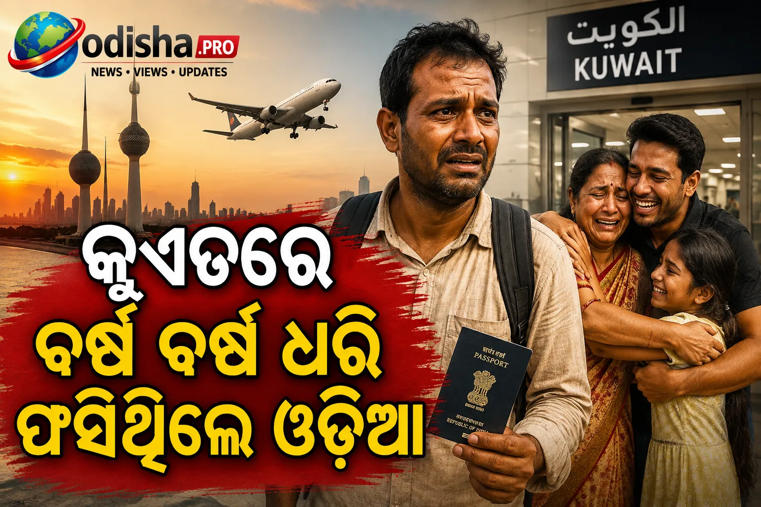 କୁଏତରେ ବର୍ଷ ବର୍ଷ ଧରି ଫସିଥିଲେ ଓଡ଼ିଆ, ବୈଜୟନ୍ତ ପଣ୍ଡାଙ୍କ ହସ୍ତକ୍ଷେପ ପରେ ଘରକୁ ଫେରିଲେ