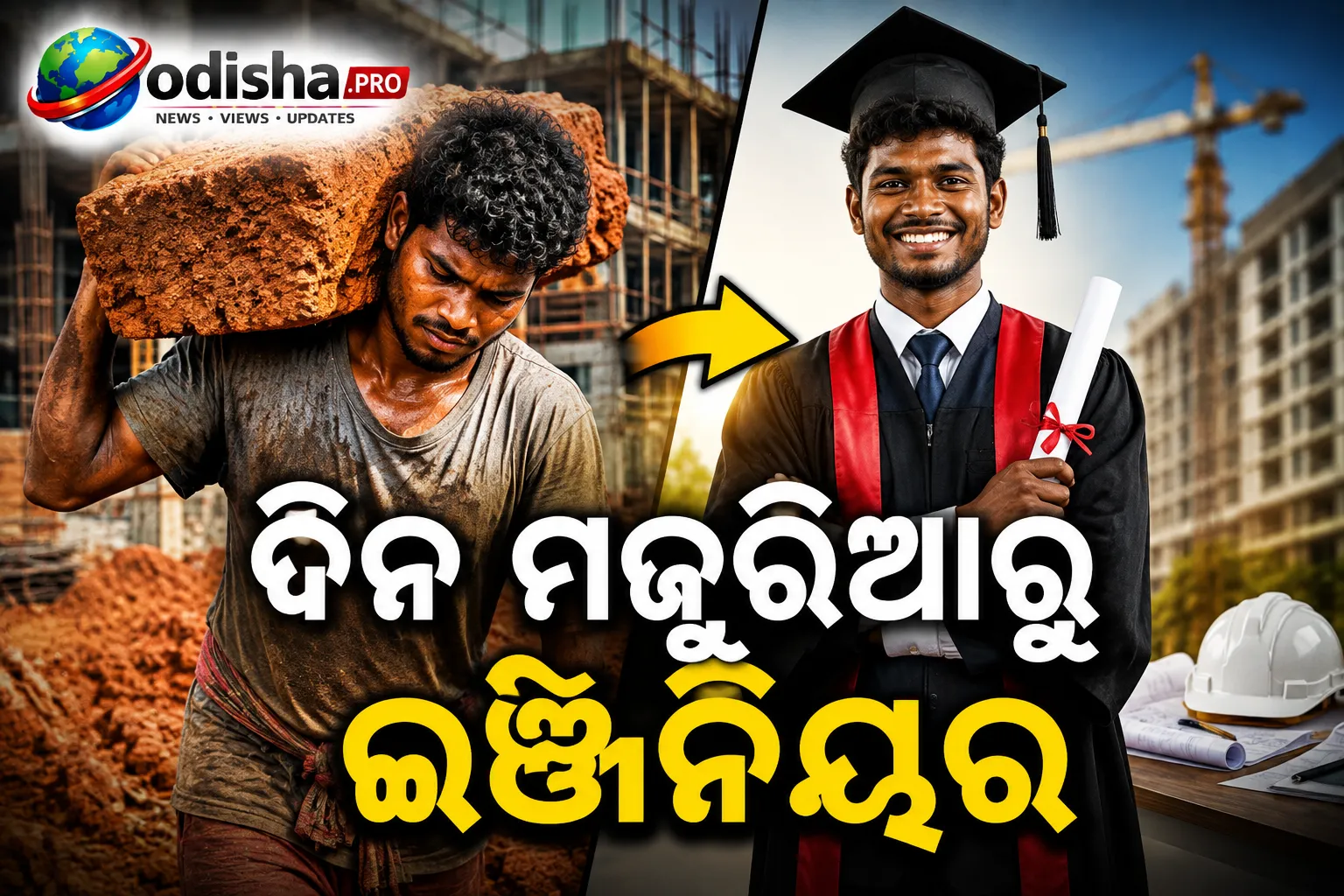 ଦିନ ମଜୁରିଆରୁ ଇଞ୍ଜିନିୟର: ଓଡ଼ିଆ ପ୍ରବାସୀ ଶ୍ରମିକଙ୍କ ସଂଘର୍ଷ ଓ ସଫଳତାର କାହାଣୀ
