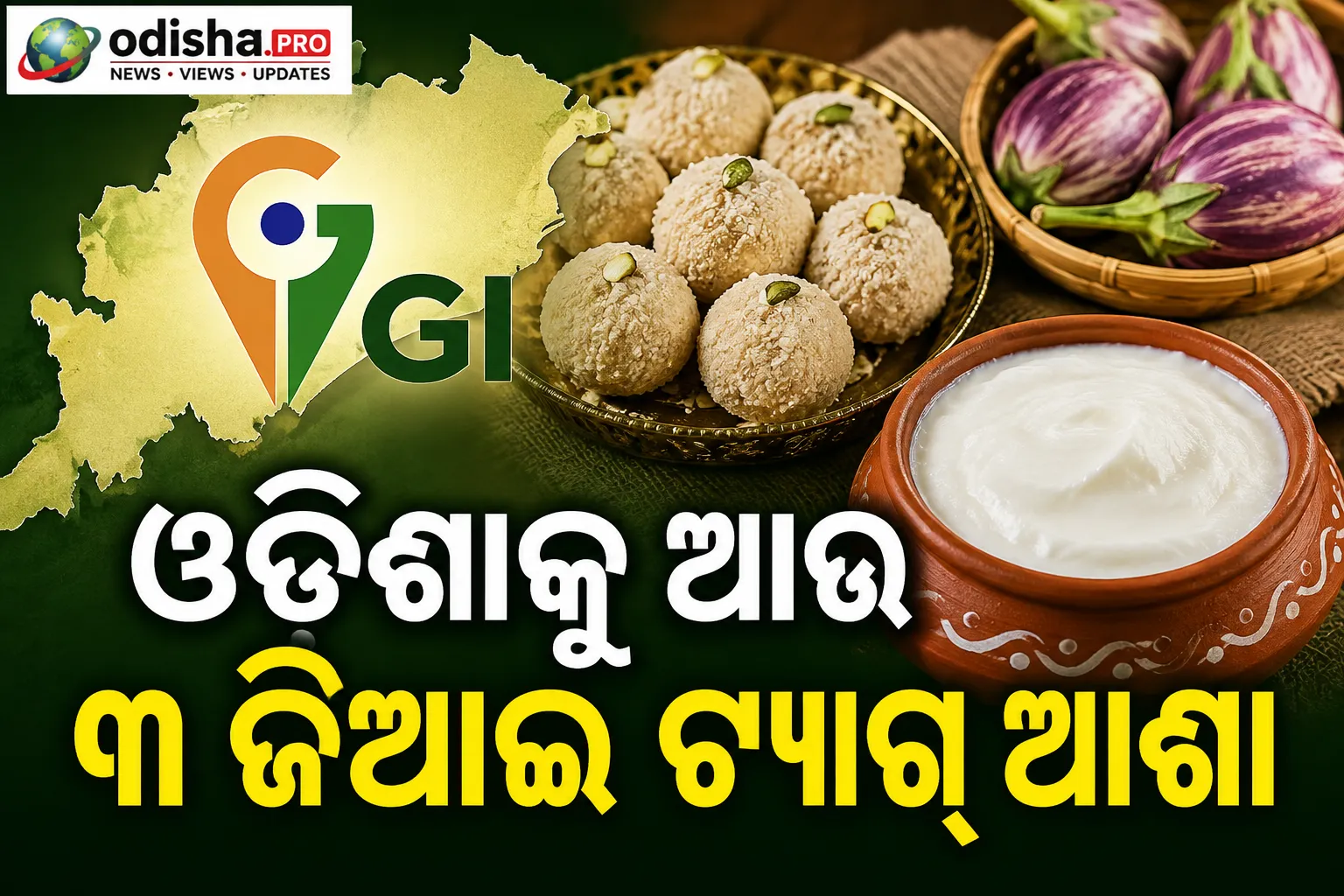 ଓଡ଼ିଶାକୁ ଆଉ ୩ ଜିଆଇ ଟ୍ୟାଗ୍‌ ଆଶା; ସ୍ଥାନୀୟ ଉତ୍ପାଦ ପାଇଁ OUAT ପକ୍ଷରୁ ଆବେଦନ