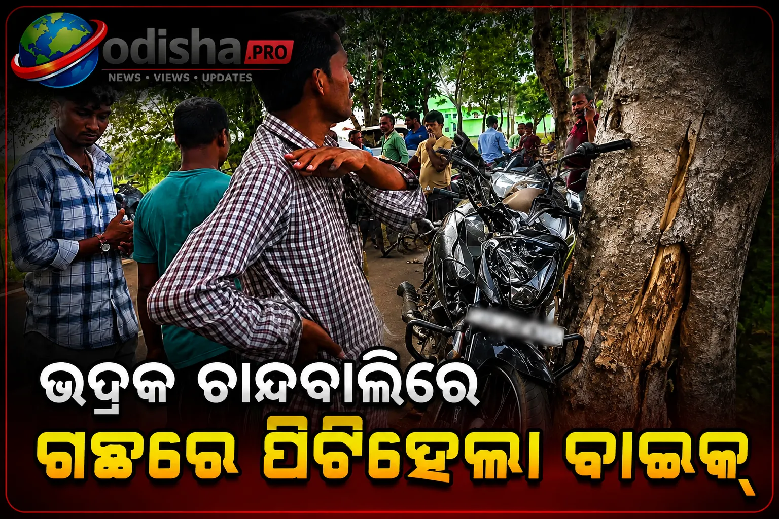 ଭଦ୍ରକ ଚାନ୍ଦବାଲିରେ ଗଛରେ ପିଟିହେଲା ବାଇକ୍, ୩୦ ବର୍ଷୀୟ ଯୁବକଙ୍କ ମୃତ୍ୟୁ