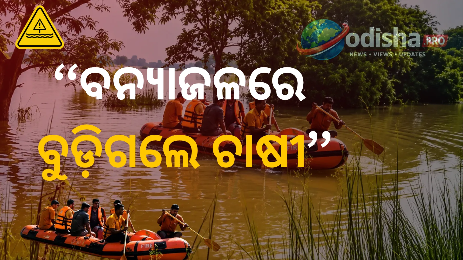 ବନ୍ୟାଜଳରେ ବୁଡ଼ିଗଲେ ଚାଷୀ: ଧାନ ଫସଲ ଦେଖିବାକୁ ଯାଇ ଫେରିଲେନି ଅଭିମନ୍ୟୁ