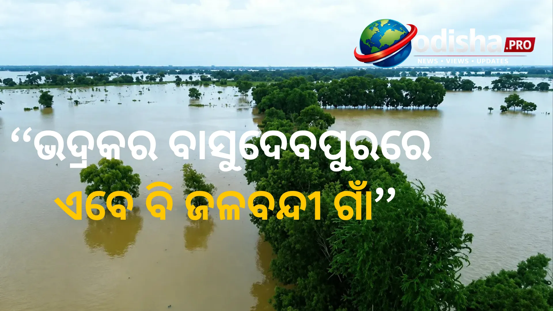 ବନ୍ୟାଜଳ କମିଲା, କିନ୍ତୁ ଦୁର୍ଦ୍ଦଶା ସରିନି; ଭଦ୍ରକର ବାସୁଦେବପୁରରେ ଏବେ ବି ଜଳବନ୍ଦୀ ଗାଁ