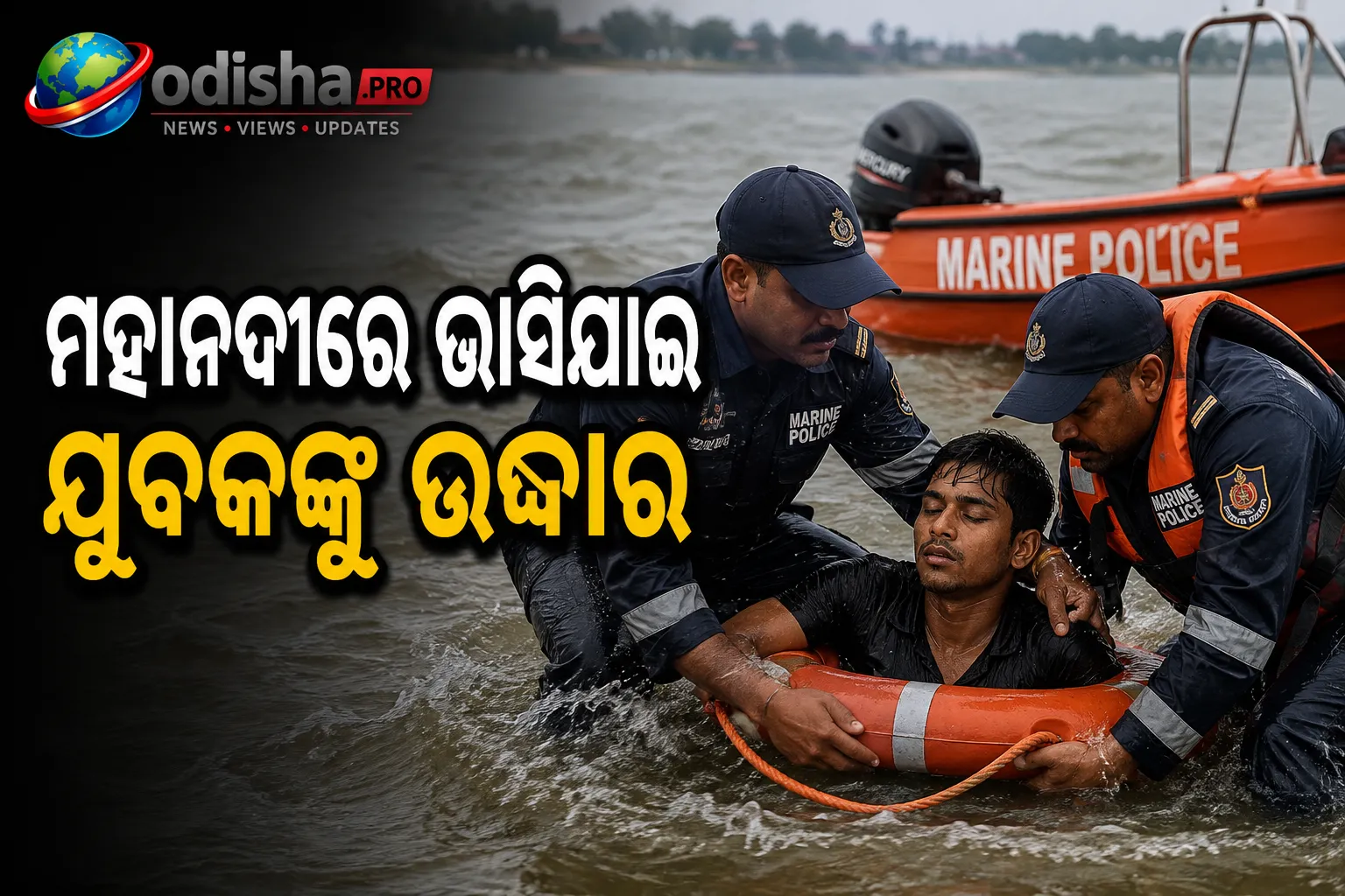 ମହାନଦୀରେ ଭାସିଯାଇ ସମୁଦ୍ର ମୁହାଣରେ ପହଞ୍ଚିଥିବା ଯୁବକଙ୍କୁ ଉଦ୍ଧାର