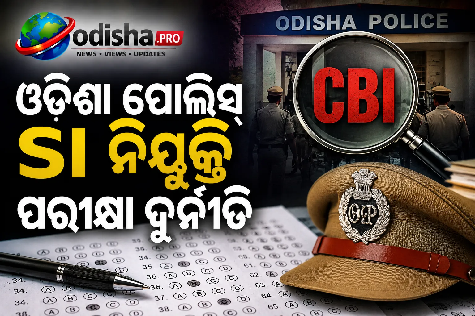 ଓଡ଼ିଶା ପୋଲିସ୍ SI ନିଯୁକ୍ତି ପରୀକ୍ଷା ଦୁର୍ନୀତି: ବରିଷ୍ଠ IPS ଅଧିକାରୀ CBI ସ୍କାନରରେ