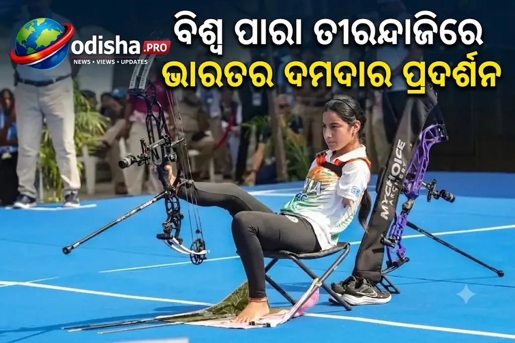 ବିଶ୍ୱ ପାରା ତୀରନ୍ଦାଜିରେ ଭାରତର ଦମଦାର ପ୍ରଦର୍ଶନ: ୧୫ ପଦକ ସହ ଦ୍ୱିତୀୟ ସ୍ଥାନ