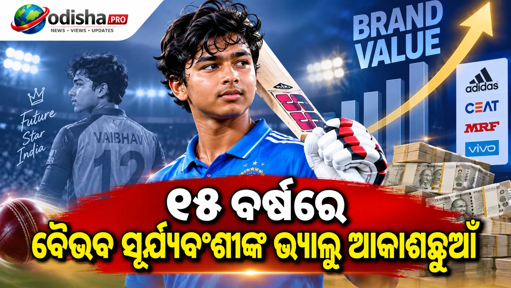 ୧୫ ବର୍ଷରେ ବୈଭବ ସୂର୍ଯ୍ୟବଂଶୀଙ୍କ ବ୍ରାଣ୍ଡ୍ ଭ୍ୟାଲୁ ଆକାଶଛୁଆଁ, ଦିନକୁ ମିଳୁଛି ୨ କୋଟି ଯାଏଁ! ସୁରକ୍ଷାକୁ ନେଇ ପ୍ରଶ୍ନ