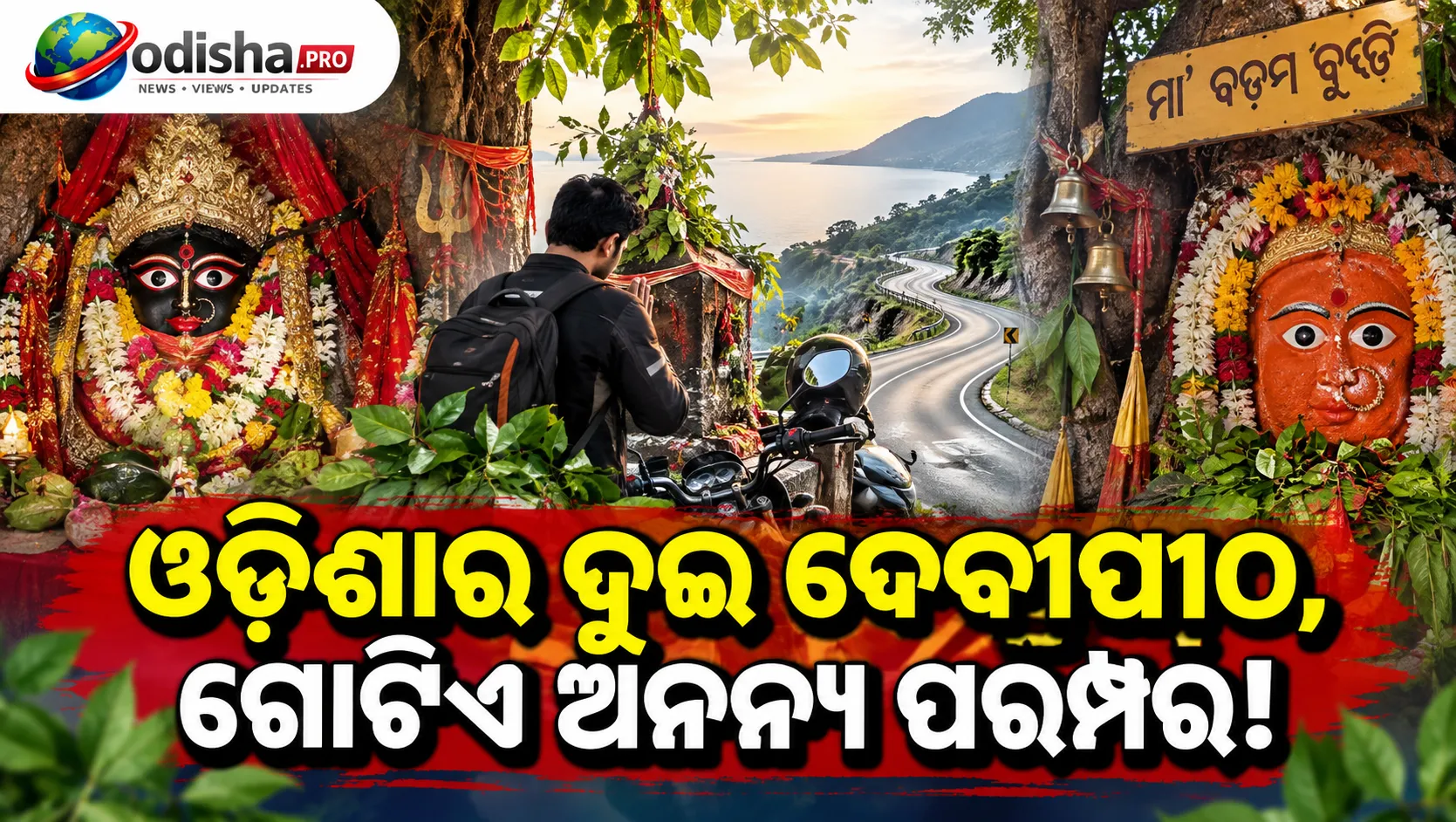 ଓଡ଼ିଶାରେ ଦୁଇ ଦେବୀ, ଗୋଟିଏ ଅନନ୍ୟ ପରମ୍ପରା! ଯାତ୍ରା ପୂର୍ବରୁ ଗଛ ଡାଳ ଅର୍ପଣ କରନ୍ତି ଯାତ୍ରୀ