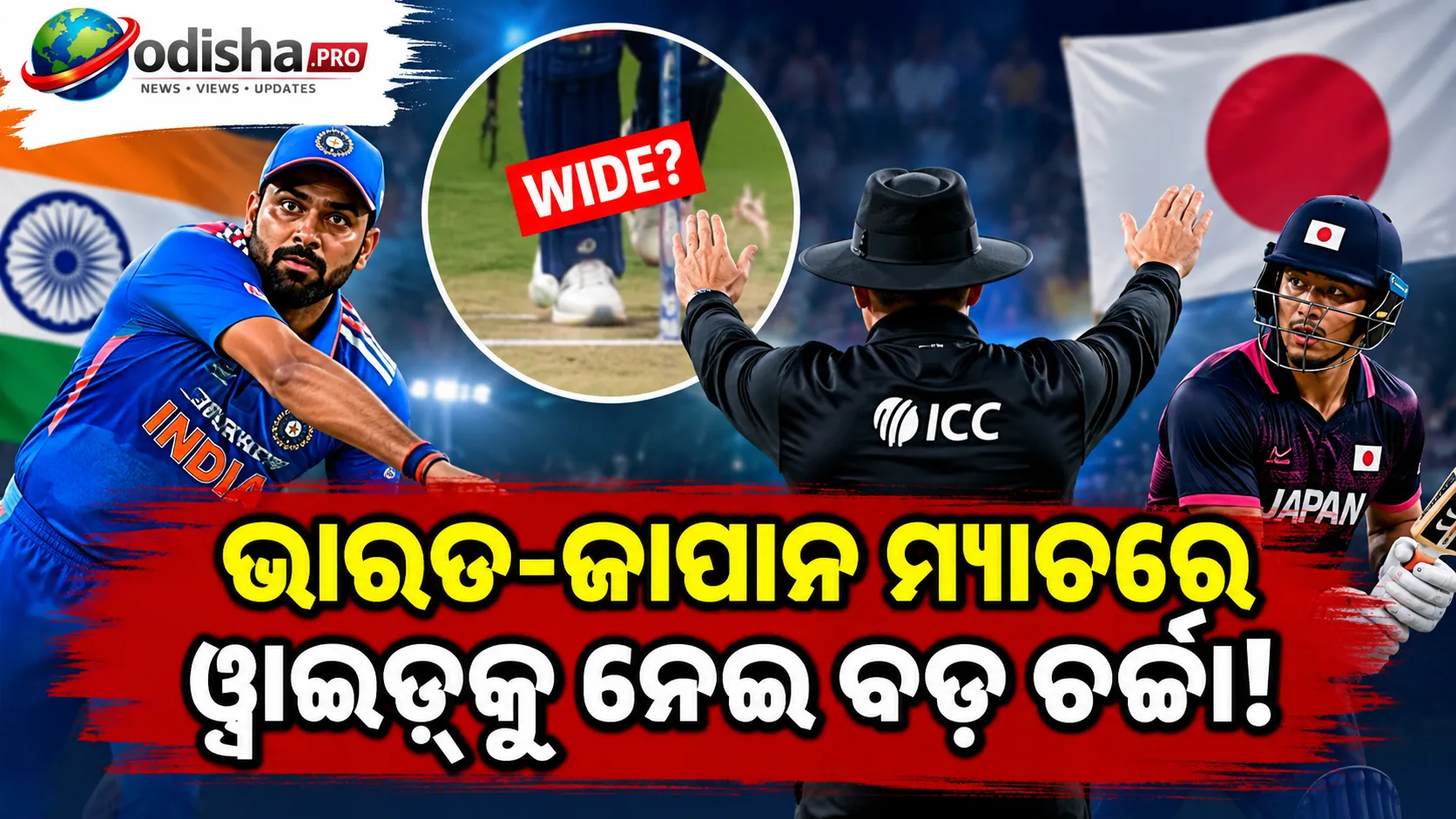 ଭାରତ-ଜାପାନ T20I: ଅକ୍ଷର ପଟେଲଙ୍କ ୱାଇଡ୍‌କୁ ନେଇ ବିବାଦ, ଶେଷ ଓଭରର ନିଷ୍ପତ୍ତି ହେଲା ଚର୍ଚ୍ଚାର ବିଷୟ