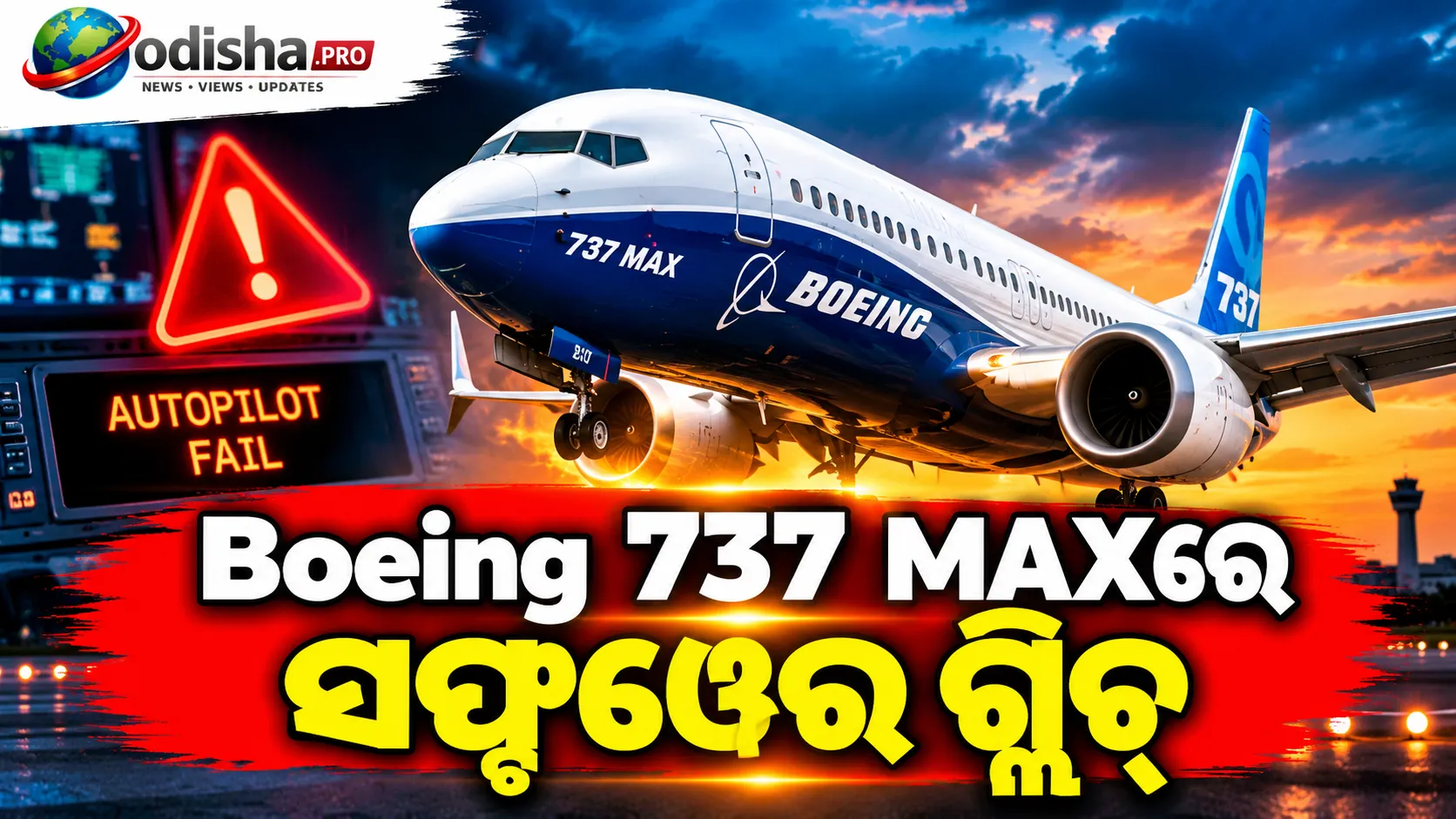 Boeing 737 MAXରେ ସଫ୍ଟୱେର୍ ଗ୍ଲିଚ୍: ଭାରତର ପ୍ରାୟ ୯୬ ବିମାନ ପ୍ରଭାବିତ ହେବାର ସମ୍ଭାବନା