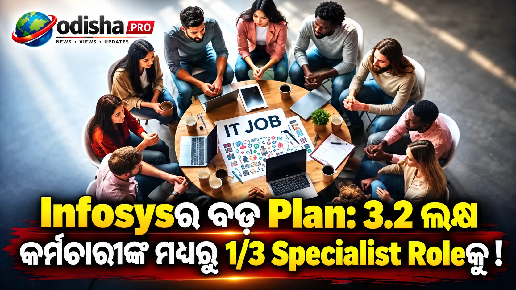 AI ଯୁଗରେ ବଦଳିବ Infosys Workforce: 3.2 ଲକ୍ଷ କର୍ମଚାରୀଙ୍କ ମଧ୍ୟରୁ ଏକ-ତୃତୀୟାଂଶ Specialist Roleକୁ, 6,000 Frontier Engineer ତିଆରି ଲକ୍ଷ୍ୟ