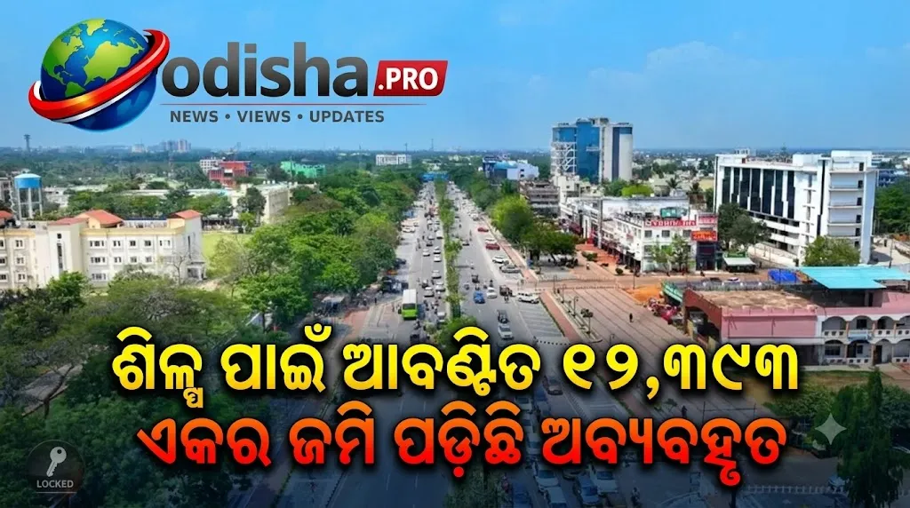ଶିଳ୍ପ ପାଇଁ ଆବଣ୍ଟିତ ୧୨,୩୯୩ ଏକର ଜମି ପଡ଼ିଛି ଅବ୍ୟବହୃତ, ₹୫୯୭.୮୭ କୋଟିର ସରକାରୀ ଜମି ଜବରଦଖଲ: CAG
