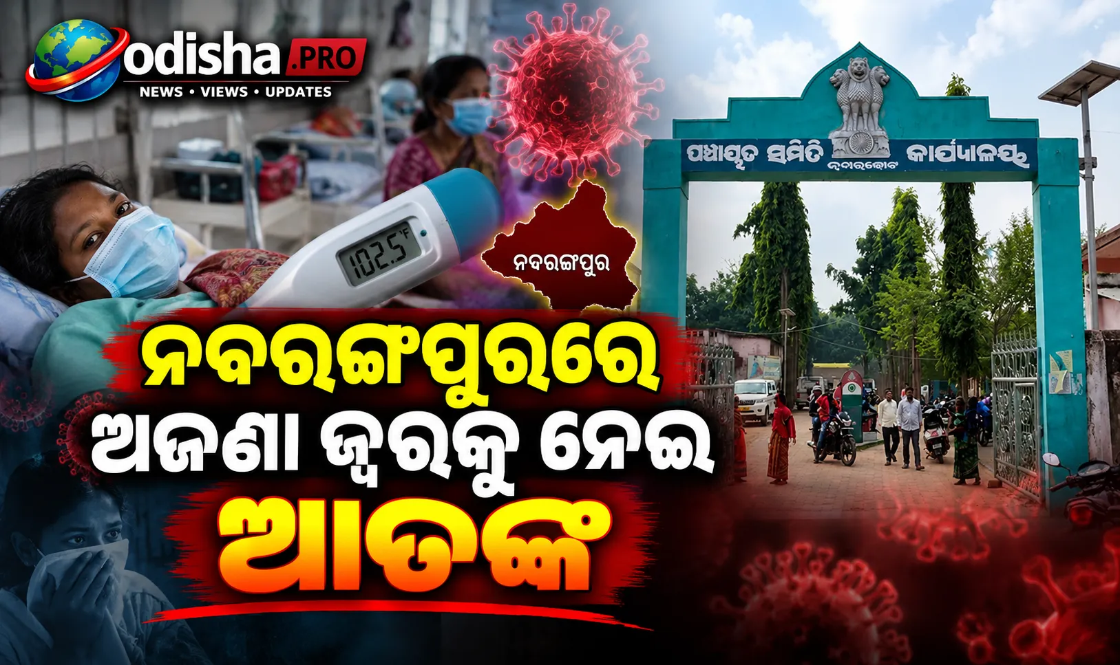 ନବରଙ୍ଗପୁରରେ ଅଜଣା ଜ୍ୱରକୁ ନେଇ ଆତଙ୍କ: ୨ ଗାଁରେ ଅନେକ ଅସୁସ୍ଥ, ନିକଟତମ ହସ୍ପିଟାଲ ୩୫ କିମି ଦୂର