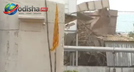 A rice mill worker injured after a boiler explosion at a rice mill in Bolangir district, Odisha.